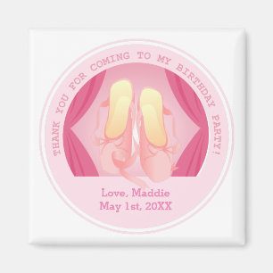 Aimant Fête d'anniversaire de Ballerina