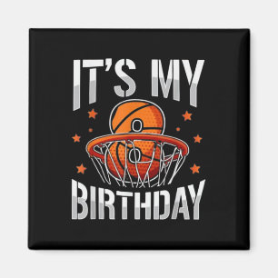 Aimant Fête d'anniversaire squelette 8 ans