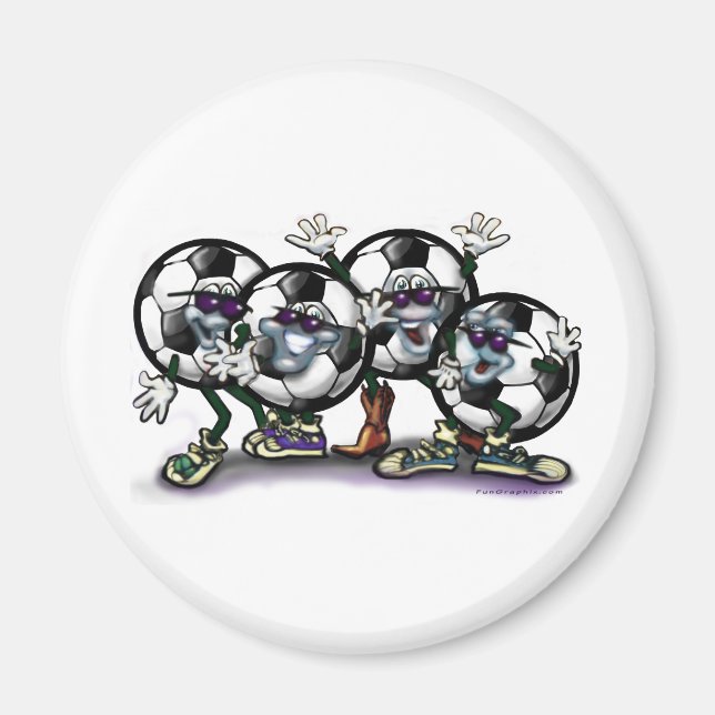 Aimant Fête de football (Devant)