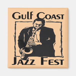Aimant Fête de jazz de la Côte de GulF