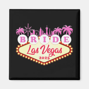 Aimant Fête de mariage Mariée Las Vegas 2025 Enterrement 