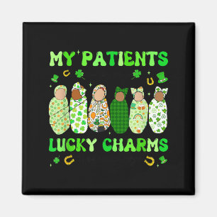 Aimant Fête de Patrick Infirmière Mes patients sont mon N