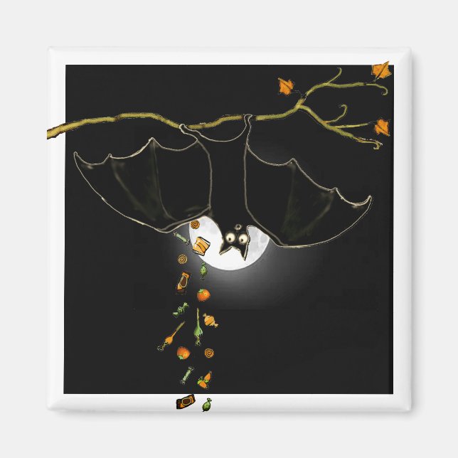 Aimant Fête d'Halloween en faveur (Devant)