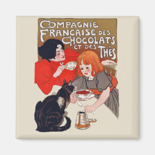 Aimant Fête du Chocolat Français Steinlen Art