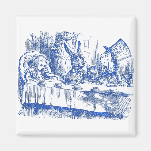 Aimant Fête du thé de la haine (Devant)