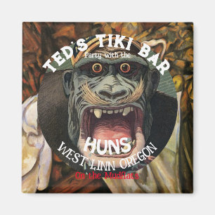 Aimant Fête du Tiki Bar avec les HUNS sur les vasières