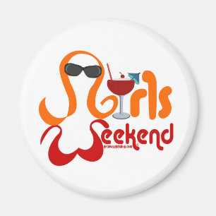 Aimant Fête du week-end féminin