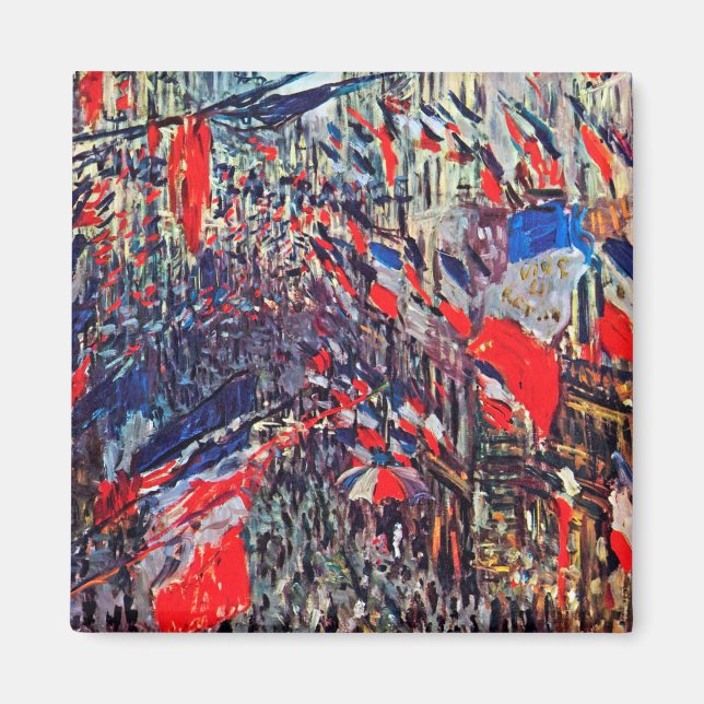 Aimant Fête Nationale à Paris, Claude Monet (Devant)