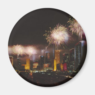 Aimant Feu d'artifice à Houston Texas