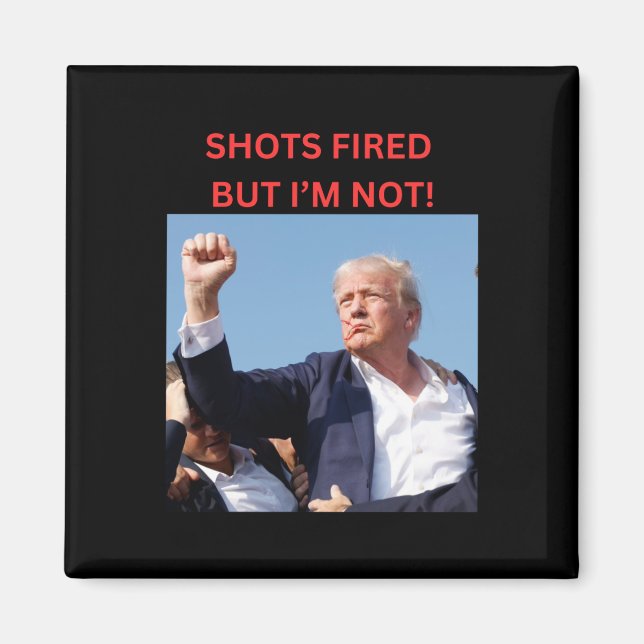 Aimant Feu ! Président Trump (Devant)