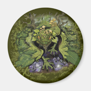 Aimant Feuillage forestier Dragon~magnet