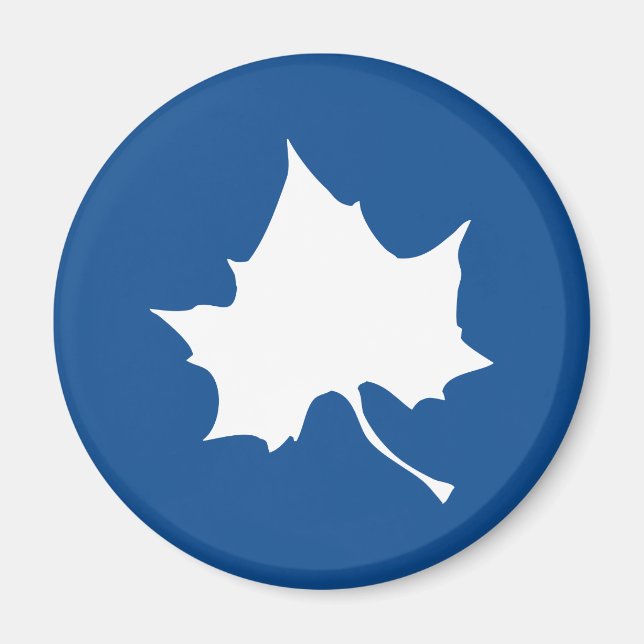 Aimant Feuille d'état de l'Indiana (Devant)