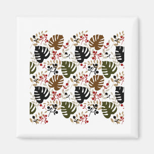 Aimant Feuille et brindilles de Monstera