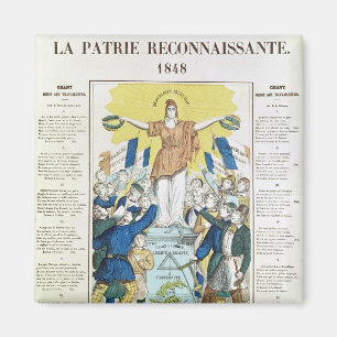 Aimant feuille lyrique pour une chanson consacrée au