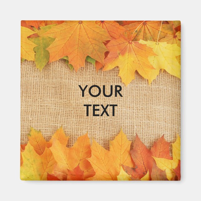 Aimant Feuilles d'automne (Devant)