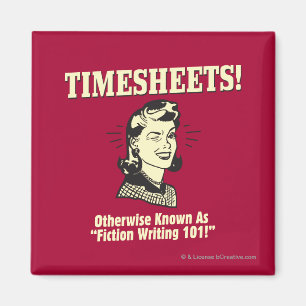 Aimant Feuilles de temps : Fiction 101