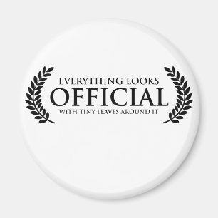 Aimant Feuilles officiels minuscules