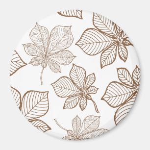 Aimant Feuilles stylisés 4