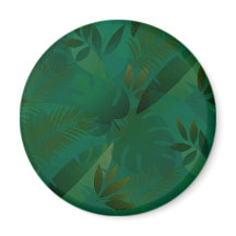 Feuilles tropicales mystiques exotiques de la jung
