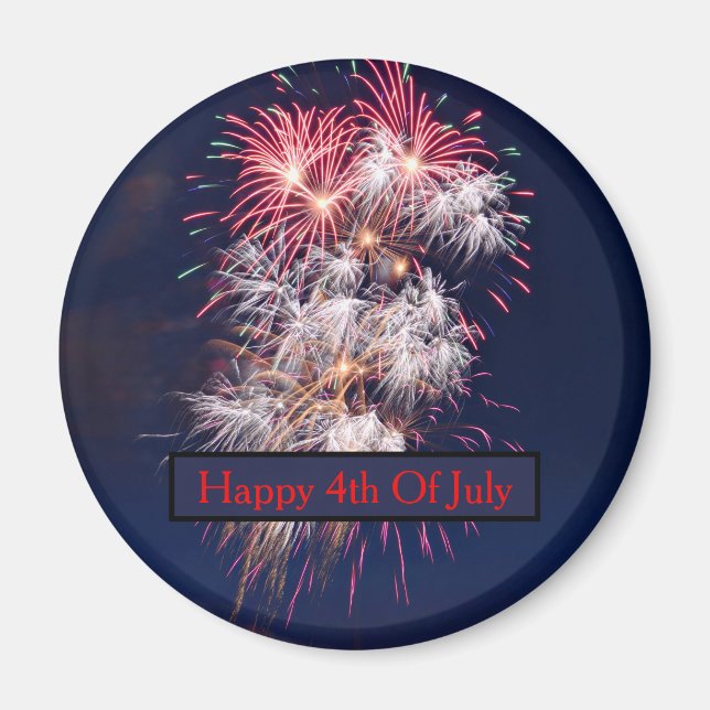 Aimant Feux d'artifice 4 juillet fête de l'indépendance (Devant)
