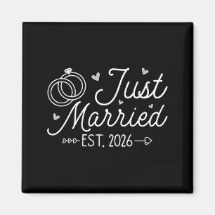 Aimant Fiançailles de mariage Mariée Marié Juste Marié 20
