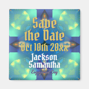 Aimant Fiançailles Enregistrer l'aimant de date