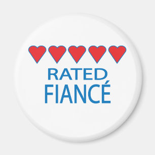 Aimant Fiancée à cinq coeurs