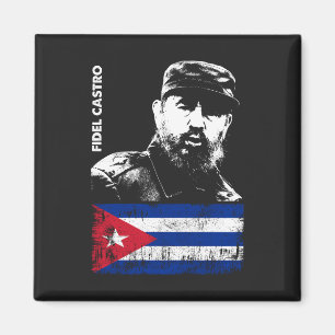 Aimant Fidel Castro Cuba Révolution Drapeau cubain