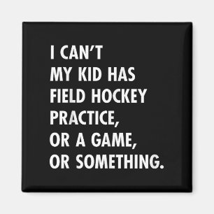 Aimant Field Hockey Maman Et Papa Pratiquent La Conceptio