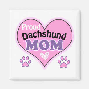 Aimant Fier Dachshund Maman