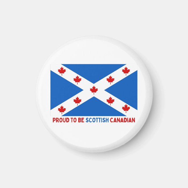 AIMANT FIER D'ÊTRE CANADIEN ÉCOSSE ! (Devant)
