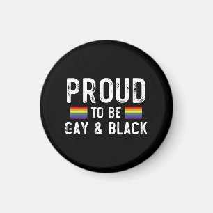Aimant Fier D'Être Gay Et Noir