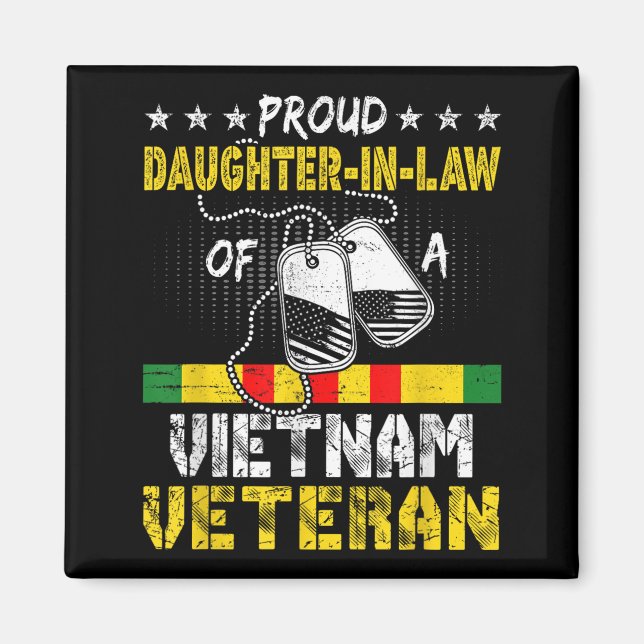 Aimant Fier Fille En Droit D'Un Vétérinaire Pères Du Viet (Devant)