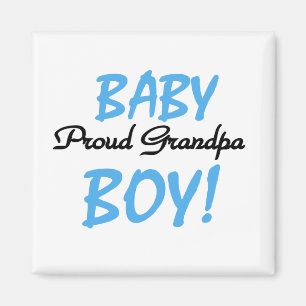 Aimant Fier Grand-Père Baby Boy Tshirts et cadeaux
