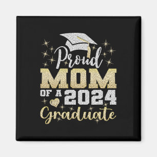 Aimant Fier Maman De 2024 Diplômé Awesome Family College