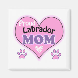 Aimant Fier maman du Labrador
