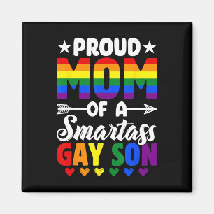 Aimant Fier Maman D'Un Fils Gay Intelligent Lgbtq Pride F