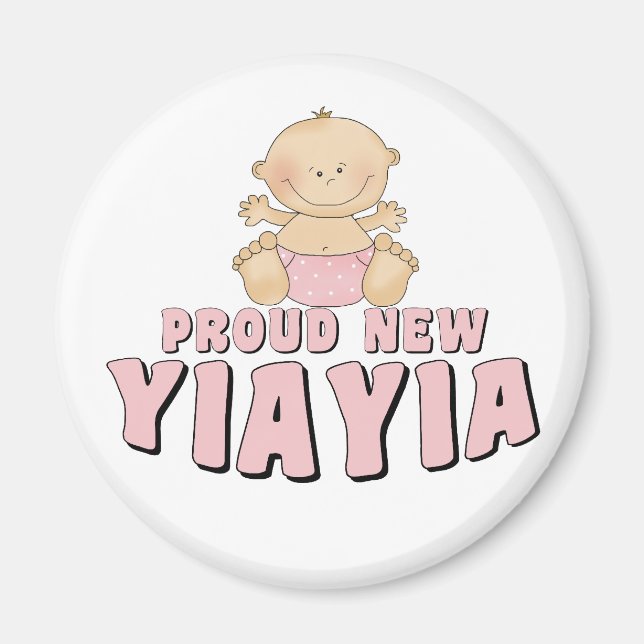 Aimant FIER NEW Yia Yia T-Shirt (Devant)