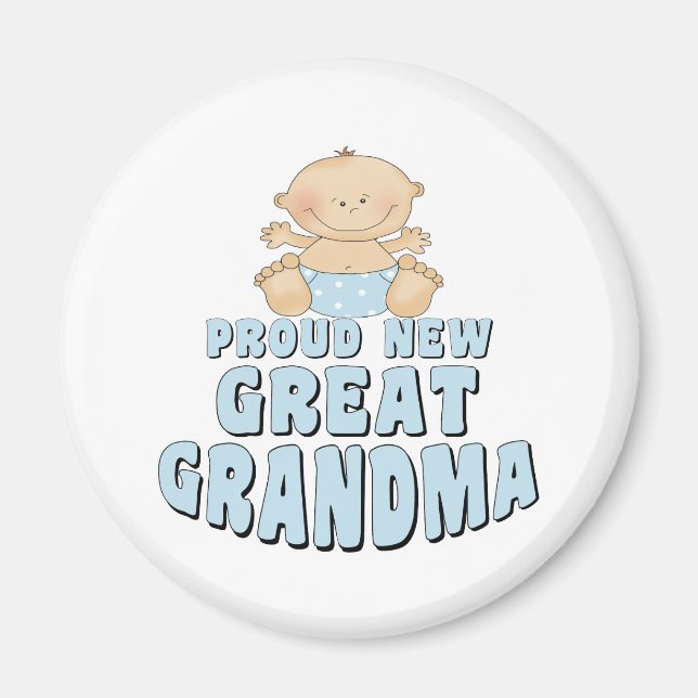 Aimant FIER NOUVEAU T-shirt grand-mère (Devant)