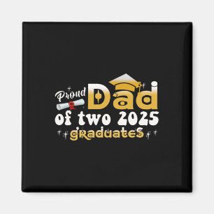 Aimant Fier Papa De Deux Cl De 2025 Diplômés Twins Gradua