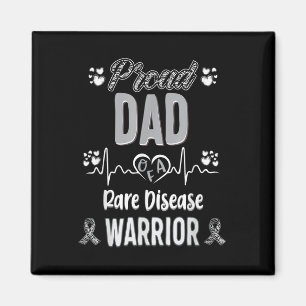 Aimant Fier Papa Rare Maladie Guerrier Sensibilisation Ru