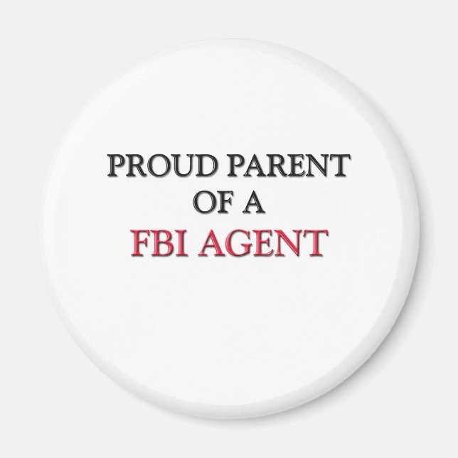 Aimant Fier Parent D'Un AGENT Du FBI (Devant)
