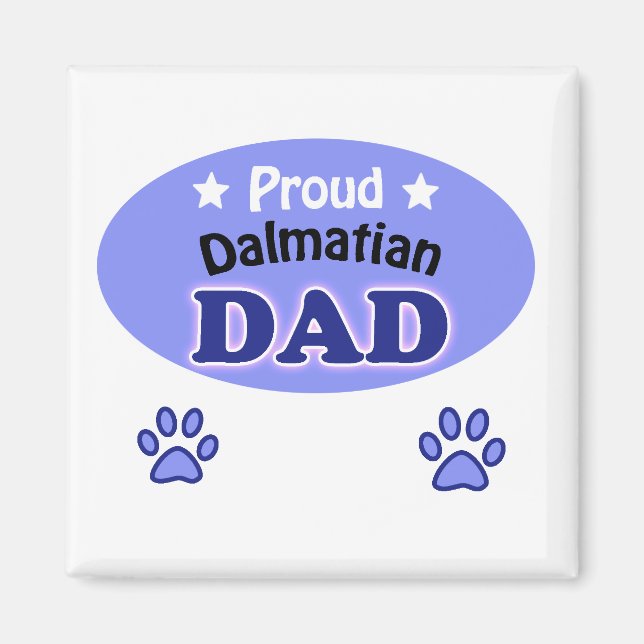 Aimant Fier père dalmate (Devant)