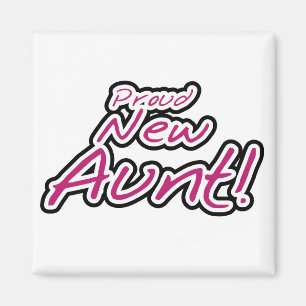 Aimant Fier T-shirts et cadeaux de la nouvelle tante
