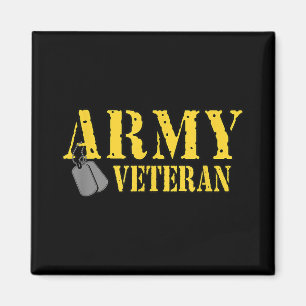 Aimant Fier Vétéran de l'armée Chemise militaire Fierté T