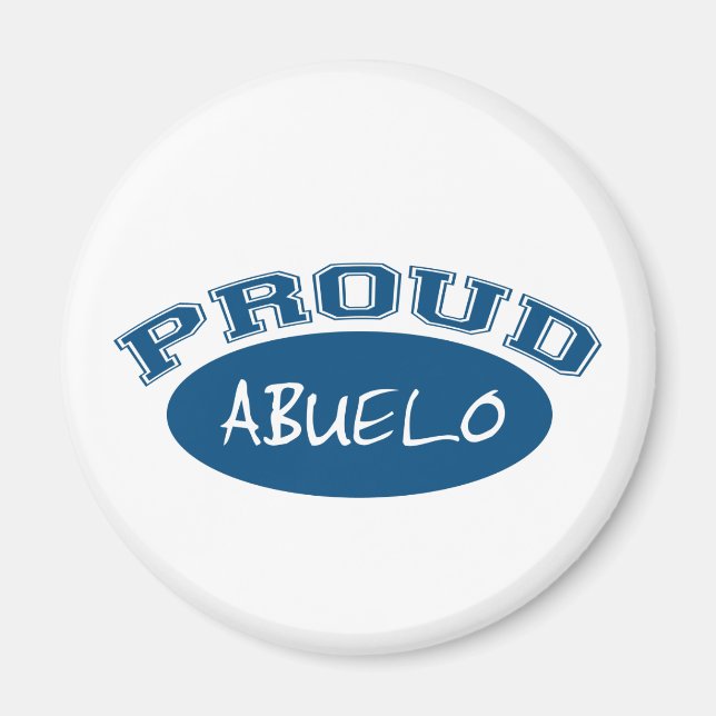 Aimant Fière Abuelo (Bleu) (Devant)