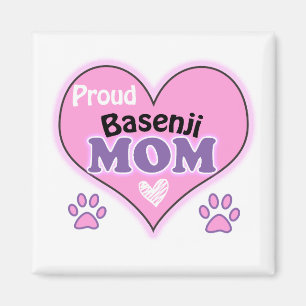 Aimant Fière mère Basenji