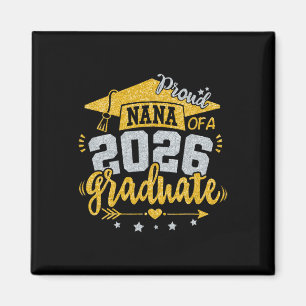 Aimant Fière Nana d'un diplômé 2026 Diplômé Senior Diplôm