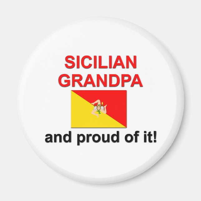 Aimant Fière Papi sicilien (Devant)