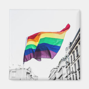 Aimant Fierté drapeau arc-en-ciel
